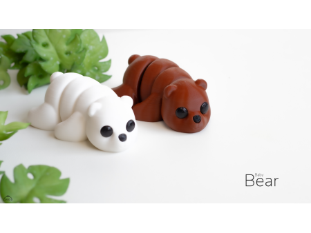 Bebé Oso Kawaii - Llavero o Figura Decorativa | Zou3D