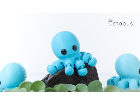 Bebé Pulpo Kawaii - Llavero o Figura Decorativa | Zou3D