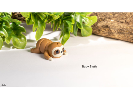 Bebé Perezoso Kawaii - Llavero o Figura Decorativa | Zou3D