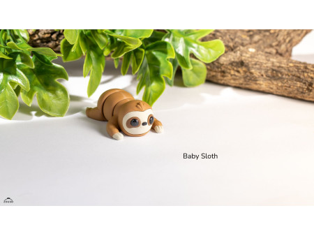 Bebé Perezoso Kawaii - Llavero o Figura Decorativa | Zou3D