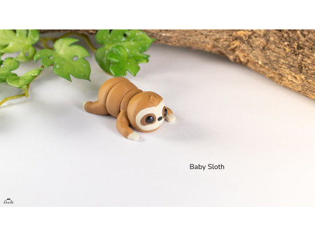 Bebé Perezoso Kawaii - Llavero o Figura Decorativa | Zou3D