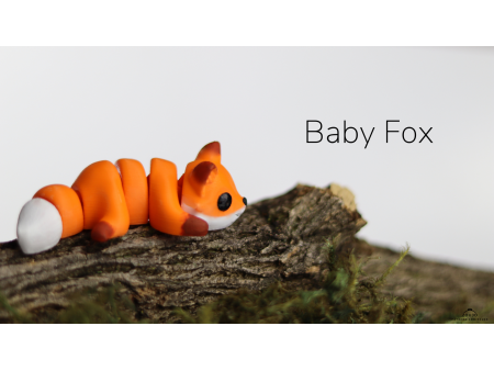 Bebé Zorrito Kawaii - Llavero o Figura Decorativa | Zou3D