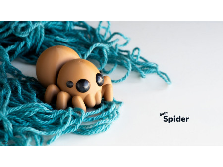 Bebé Araña Kawaii - Llavero o Figura Decorativa | Zou3D