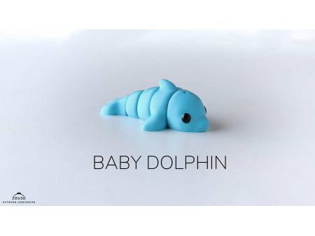 Bebé Delfín Kawaii - Llavero o Figura Decorativa | Zou3D