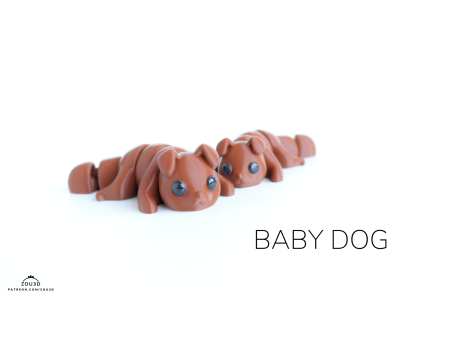 Bebé Perro Kawaii - Llavero o Figura Decorativa | Zou3D