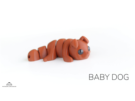 Bebé Perro Kawaii - Llavero o Figura Decorativa | Zou3D
