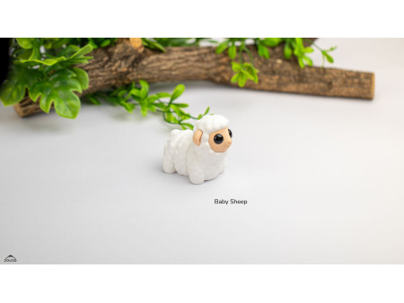 Bebé Oveja Kawaii - Llavero o Figura Decorativa | Zou3D