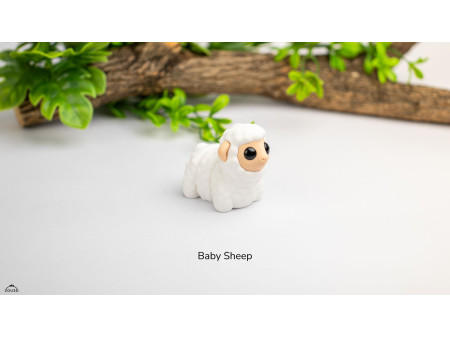 Bebé Oveja Kawaii - Llavero o Figura Decorativa | Zou3D