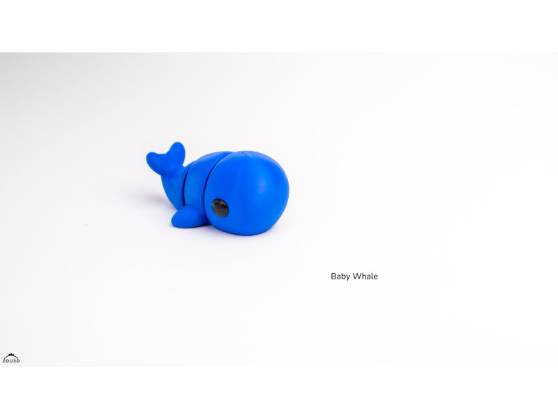 Bebé Ballena Kawaii - Llavero o Figura Decorativa | Zou3D