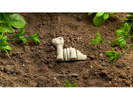 Bebé Brontosaurio Esqueleto Kawaii - Llavero o Figura Decorativa | Zou3D
