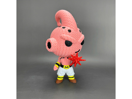 Figura crochet de Demonio Rosa Destructivo - Decoración anime 3D | Whale 3D Studio