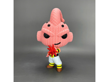 Figura crochet de Demonio Rosa Destructivo - Decoración anime 3D | Whale 3D Studio