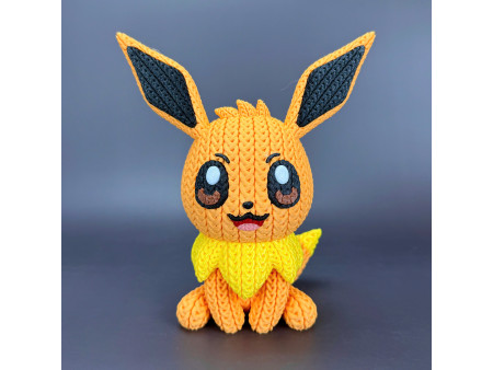 Figura de criatura de evolución estilo crochet - Decoración artesanal 3D | Whale 3D Studio