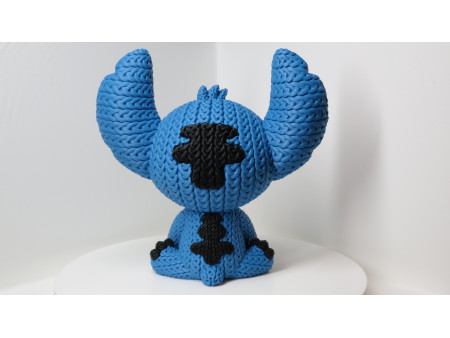 Figura del terrible experimento 626 azul estilo crochet - Decoración artesanal 3D | Whale 3D Studio