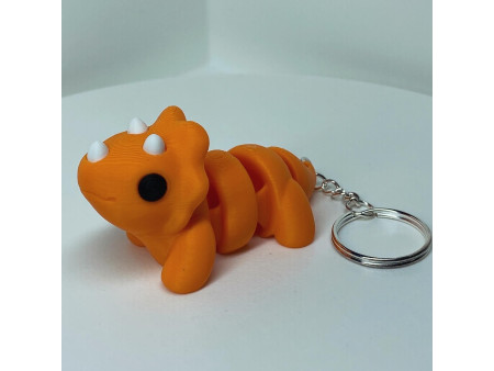 Bebé triceratops kawaii impreso en 3D - Llavero o Figura Decorativa | Zou3D