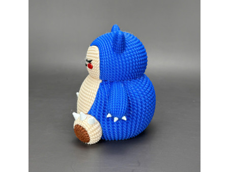 Figura de gigante dormilón estilo crochet - Decoración anime artesanal 3D | Whale 3D Studio
