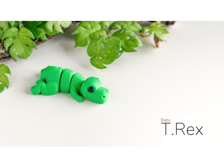 Bebé T-Rex Kawaii - Llavero o Figura Decorativa | Zou3D
