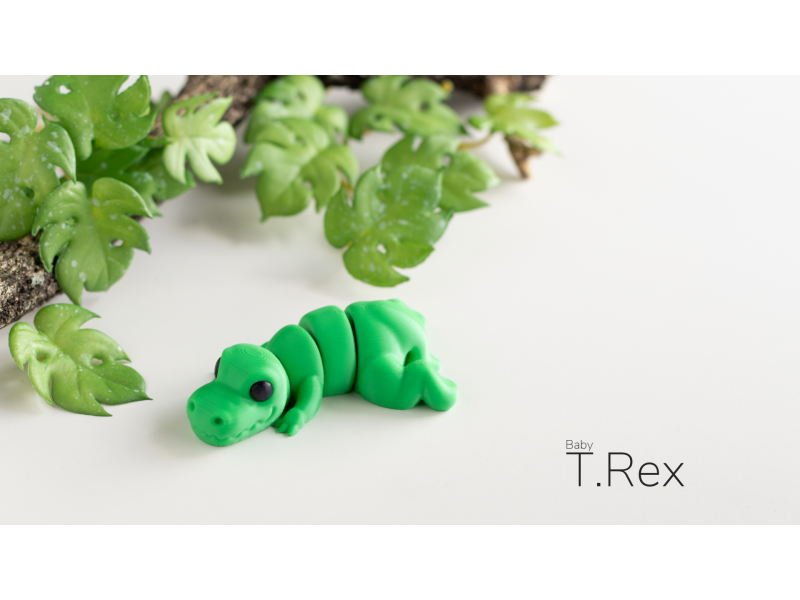 Bebé T-Rex Kawaii - Llavero o Figura Decorativa | Zou3D