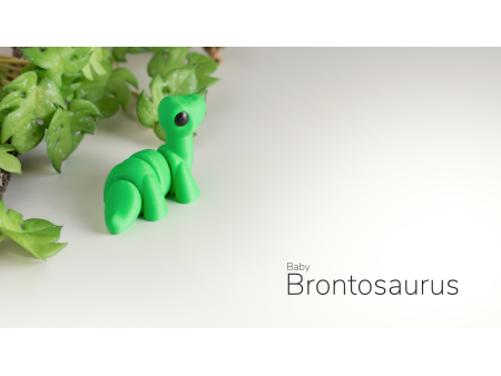 Bebé Brontosaurio Kawaii - Llavero o Figura Decorativa | Zou3D