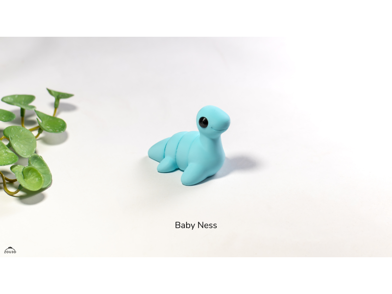 Bebé Nessy Kawaii - Llavero o Figura Decorativa | Zou3D
