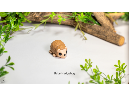 Bebé Erizo Kawaii - Llavero o Figura Decorativa | Zou3D