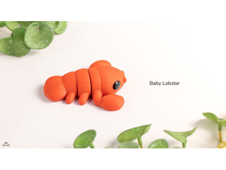 Bebé Langosta Kawaii - Llavero o Figura Decorativa | Zou3D