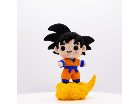 Guerrero Saiyajin legendario estilo crochet – Decoración anime artesanal 3D | Whale 3D Studio