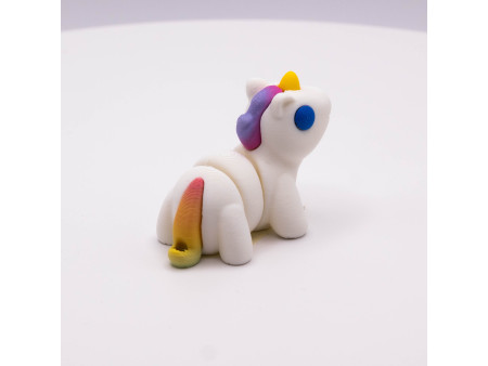 Bebé Unicornio Rainbow - Edición Especial con PLA Satin Polymaker | Zou3D