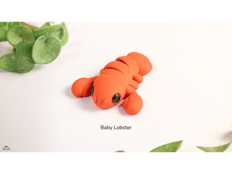 Bebé Langosta Kawaii - Llavero o Figura Decorativa | Zou3D