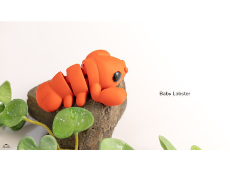 Bebé Langosta Kawaii - Llavero o Figura Decorativa | Zou3D