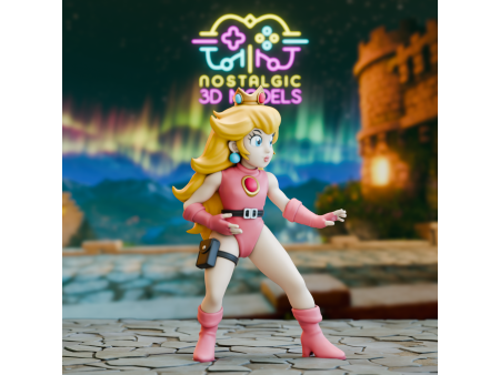 Figura de la princesa guerrera - Coleccionismo de artesanía 3D | Nostalgic 3D Models