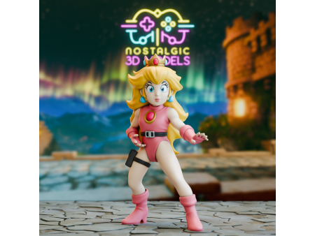 Figura de la princesa guerrera - Coleccionismo de artesanía 3D | Nostalgic 3D Models