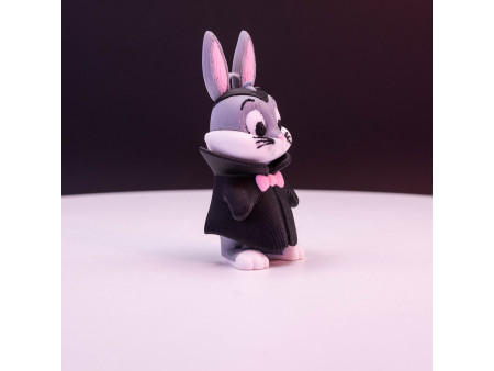 Llavero de conejo vampiro | Coleccionismo de artesanía 3D | Nostalgic 3D Models