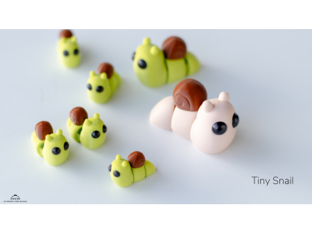 Bebé Caracol Kawaii - Llavero o Figura Decorativa | Zou3D