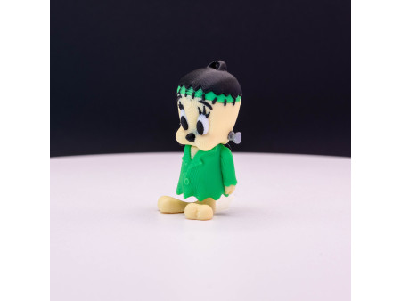 Llavero de Canario Frankenstein | Coleccionismo de artesanía 3D | Nostalgic 3D Models