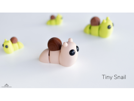 Bebé Caracol Kawaii - Llavero o Figura Decorativa | Zou3D