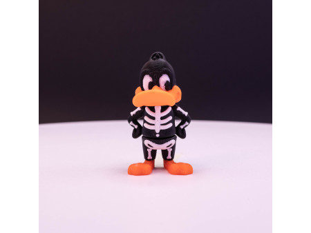 Llavero de Pato Esqueleto | Coleccionismo de artesanía 3D | Nostalgic 3D Models