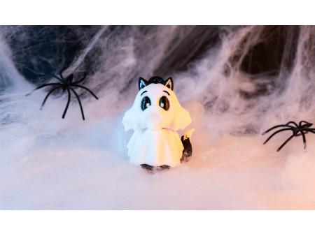 Llavero del Gato Fantasma | Coleccionismo de artesanía 3D | Nostalgic 3D Models
