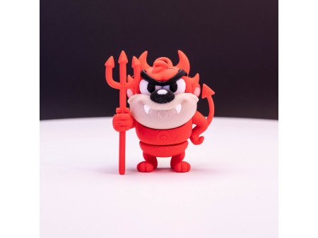Llavero del Demonio tornado rojo | Coleccionismo de artesanía 3D | Nostalgic 3D Models