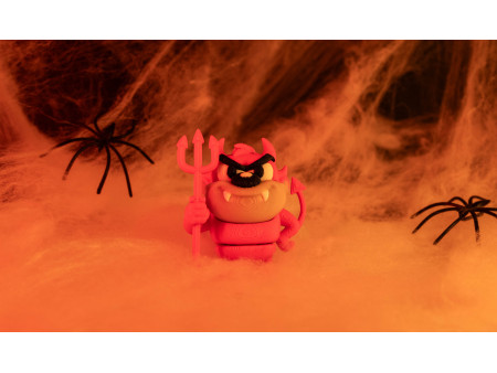 Llavero del Demonio tornado rojo | Coleccionismo de artesanía 3D | Nostalgic 3D Models