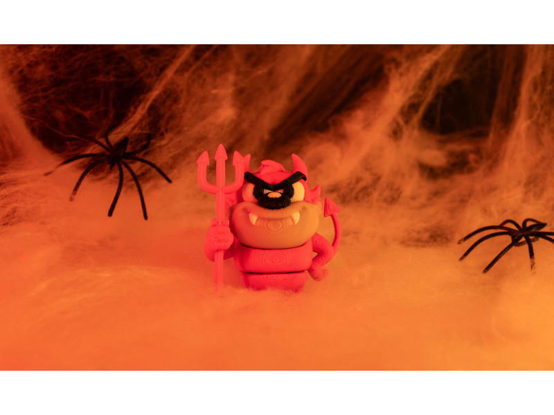 Llavero del Demonio tornado rojo | Coleccionismo de artesanía 3D | Nostalgic 3D Models