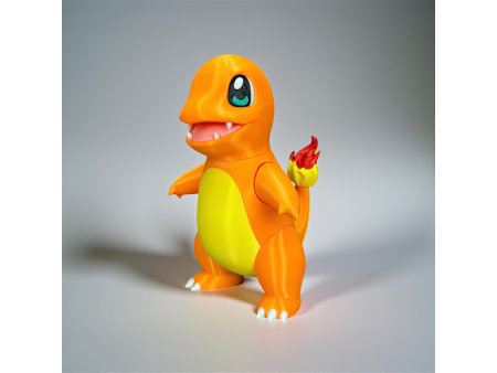Pequeño lagarto de fuego estilo normal y crochet - Decoración artesanal 3D | Whale 3D Studio