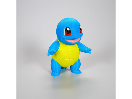 Figura de la tortuga azul escupeagua estilo normal y crochet - Decoración artesanal 3D | Whale 3D Studio