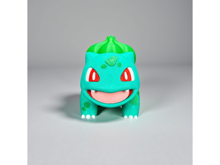Figura del reptil verde con bulbo en la espalda - Decoración artesanal 3D | Whale 3D Studio