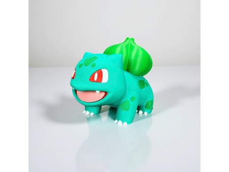 Figura del reptil verde con bulbo en la espalda - Decoración artesanal 3D | Whale 3D Studio