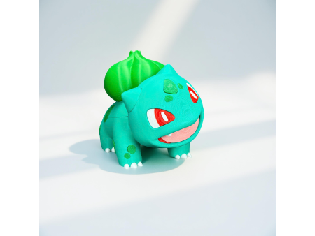 Figura del reptil verde con bulbo en la espalda - Decoración artesanal 3D | Whale 3D Studio