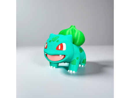Figura del reptil verde con bulbo en la espalda - Decoración artesanal 3D | Whale 3D Studio