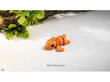Llavero Bebé Pterodáctilo Kawaii - Dinosaurio Volador 3D Artesanal