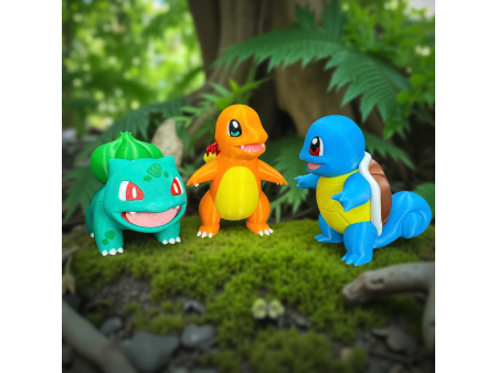 🔥💧🌱Pack Starter PEQUEÑO CROCHET (Rojo/Azul) Monstruos Guerreros | Whale 3D Studio