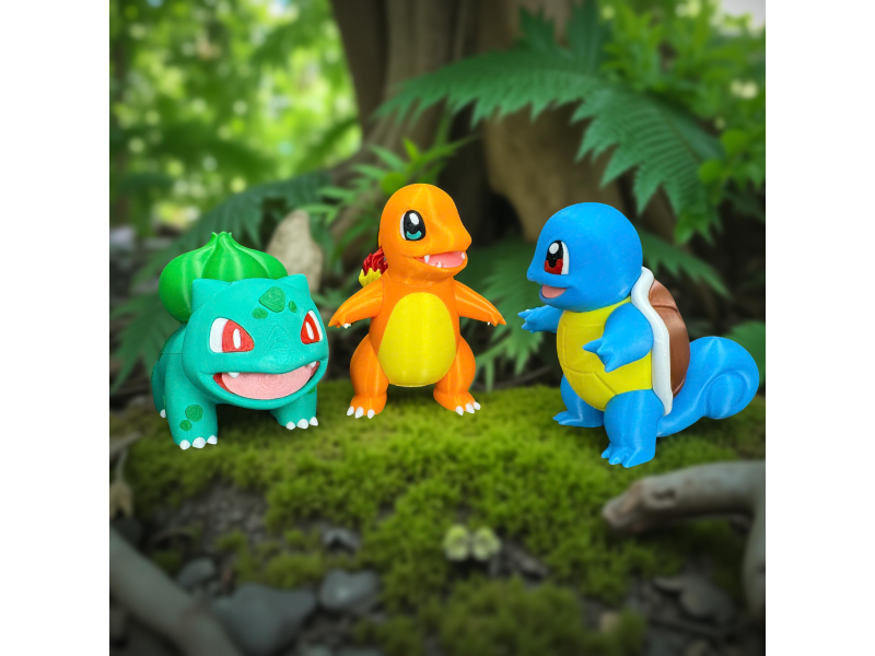 🔥💧🌱Pack Starter PEQUEÑO NORMAL (Rojo/Azul) Monstruos Guerreros | Whale 3D Studio